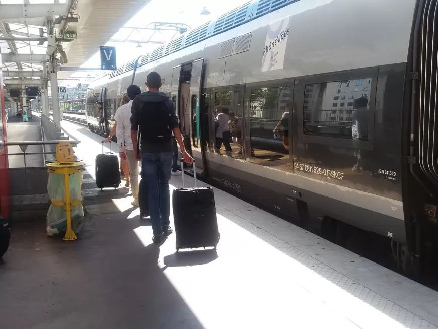Ils volent des bagages dans un train de la gare Part-Dieu de Lyon