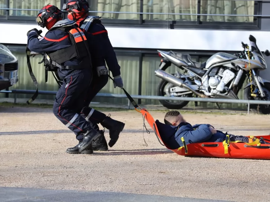 Lyon : un ouvrier blessé après une chute du chantier de la tour Silex 2