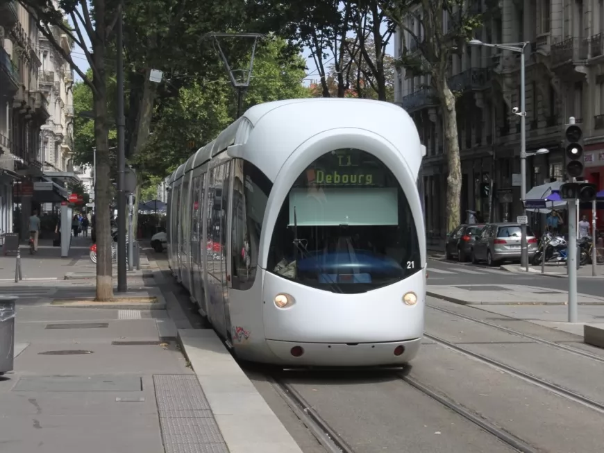 Lyon : le tramway T1 perturbé jusqu'à vendredi matin !