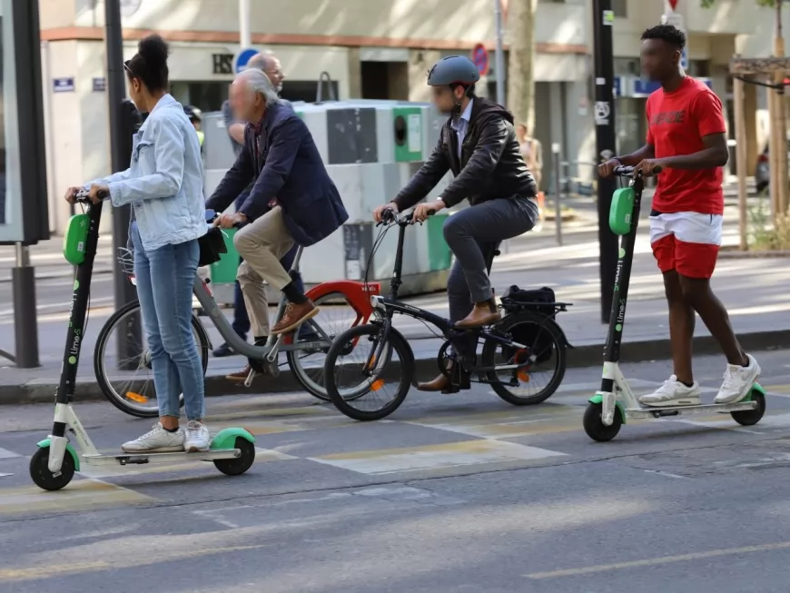 Lyon : deux blessés dans un accident vélo contre trottinette