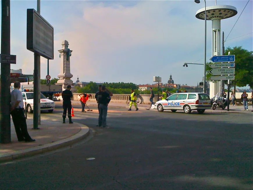Lyon : accident mortel sur le pont de l’Université (7e)
