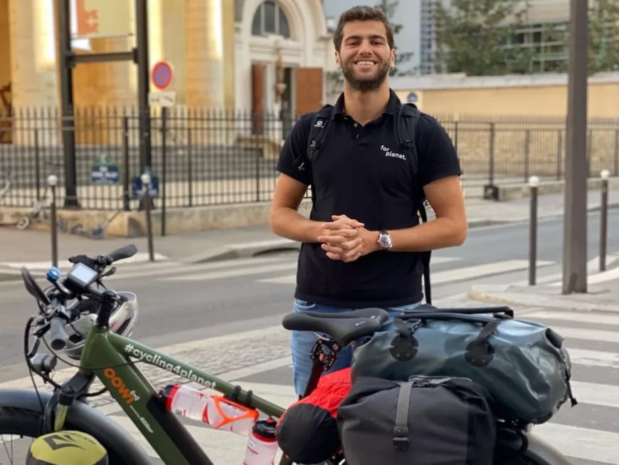 Lyon : il part faire le tour de l’Europe en vélo électrique pour la planète !