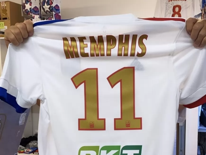 OL : Memphis dévoile le flocage doré pour la finale de Coupe de la Ligue