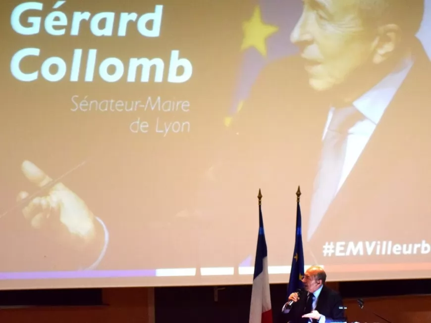 Au meeting En marche ! à Villeurbanne, Gérard Collomb annonce sa candidature… pour 2020