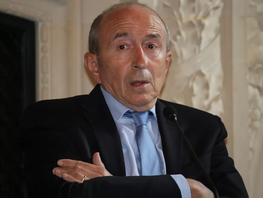 Gérard Collomb en visite à Lyon pour honorer les futurs commissaires de police