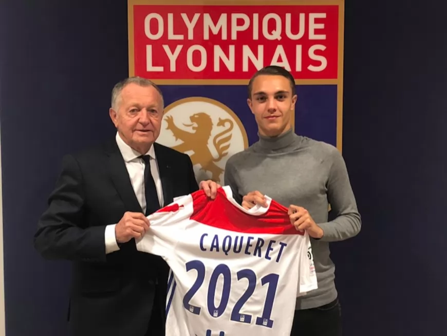 OL : Maxence Caqueret signe son premier contrat professionnel
