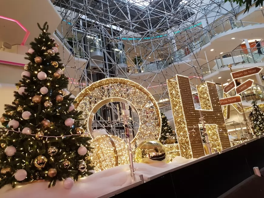 Lyon : le centre commercial de la Part-Dieu passe en mode Noël malgré les travaux