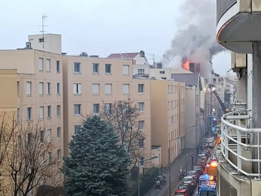 Des explosions et un incendie à Villeurbanne (MàJ)