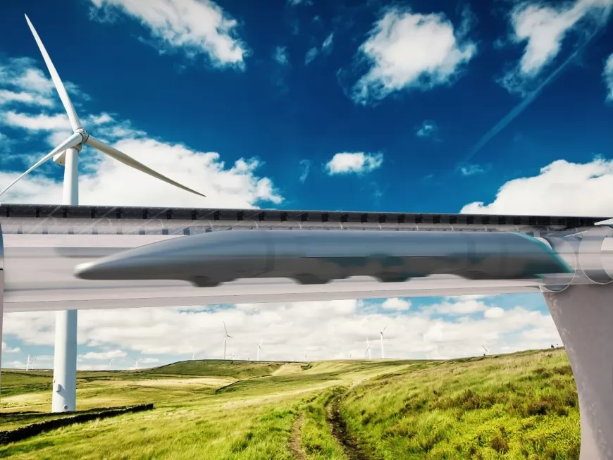 L'Hyperloop permettrait de relier Lyon à Saint-Etienne en seulement 8 minutes