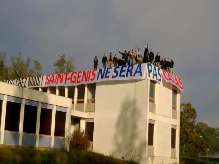 Action coup de poing des identitaires contre la venue de Roms à Saint-Genis-les-Ollières (Màj)