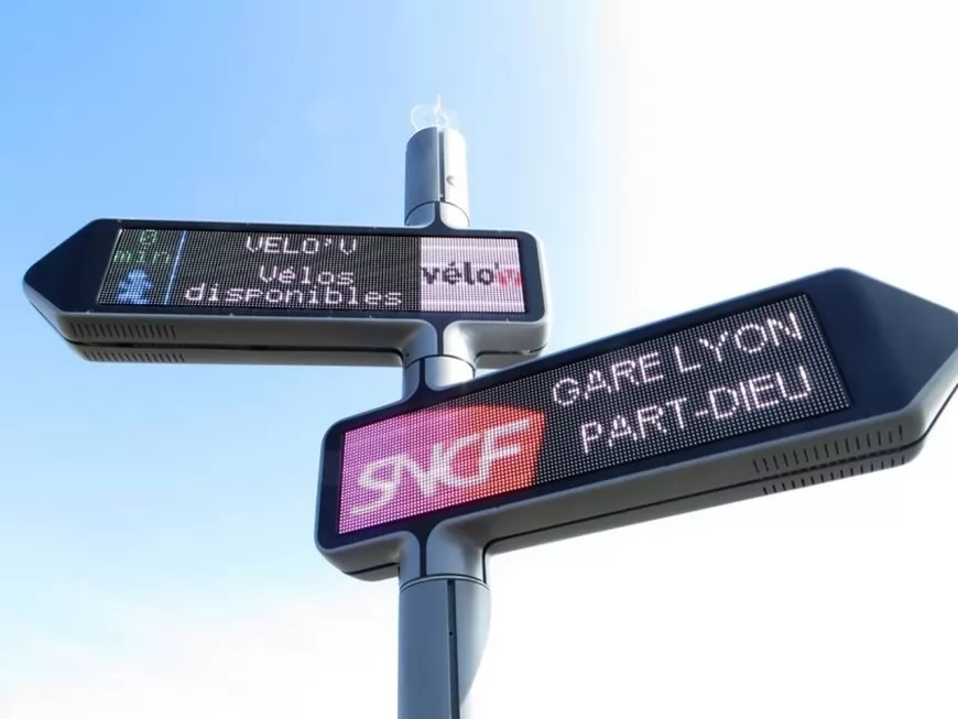 iGirouette : la "signalétique dynamique" s’installe à Lyon