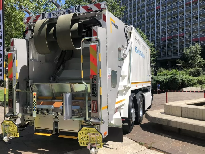 Un camion-poubelle 100% électrique entre en service à Lyon