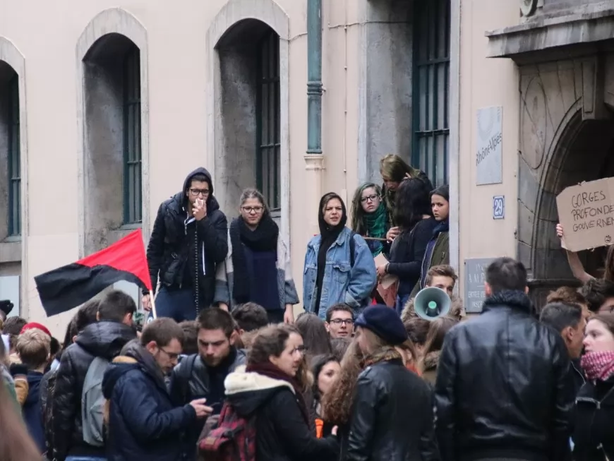 Manifestation de lycéens : 3 interpellations ce vendredi matin à Lyon