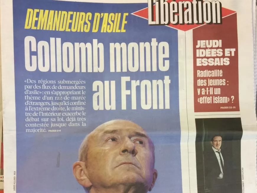 "Collomb monte au Front" : Libération de moins en moins fan du ministre