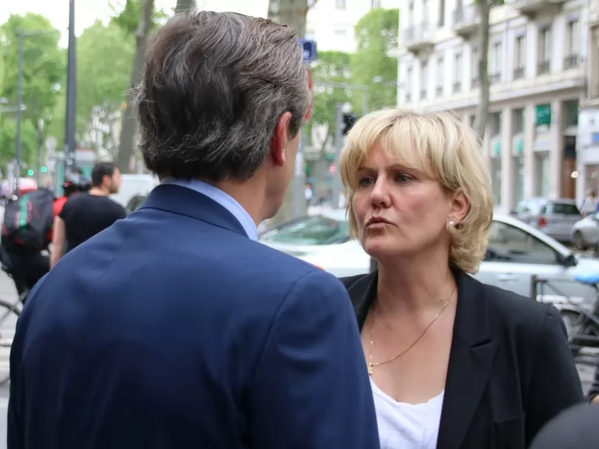 A Lyon, la candidate Nadine Morano tire à vue
