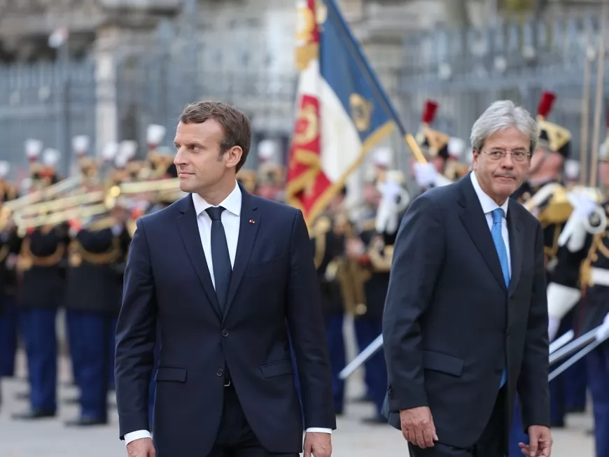 Emmanuel Macron à Lyon pour le 34e sommet franco-italien