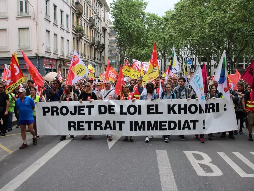 Loi Travail : entre 3 800 et 9 000 personnes manifestent à Lyon
