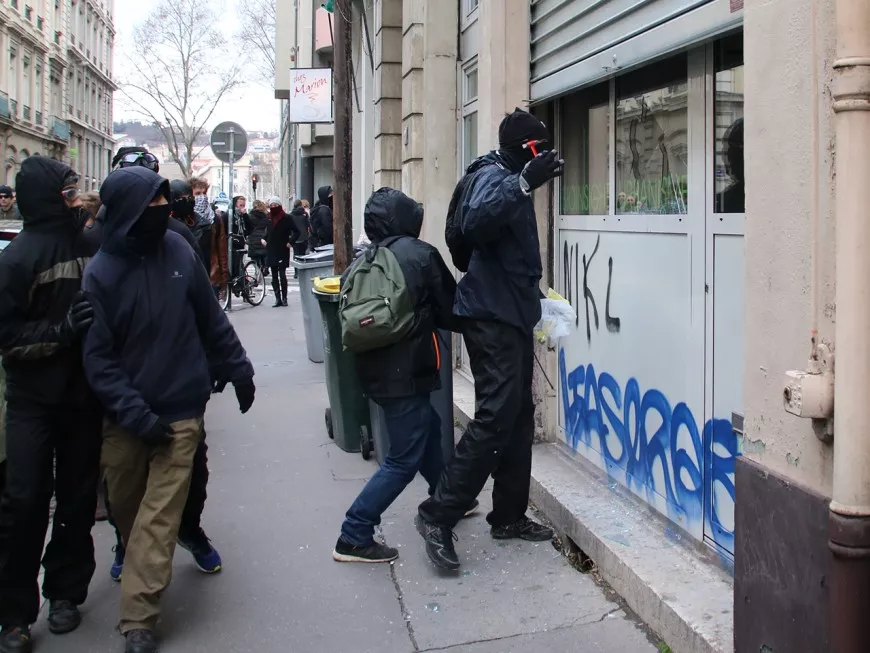 Lyon capitale politique : des débordements après une manif de l’extrême-gauche
