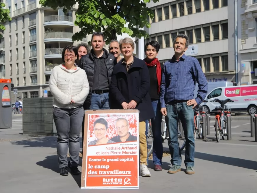 Européennes : à Lyon, Lutte Ouvrière "veut faire le plus possible"