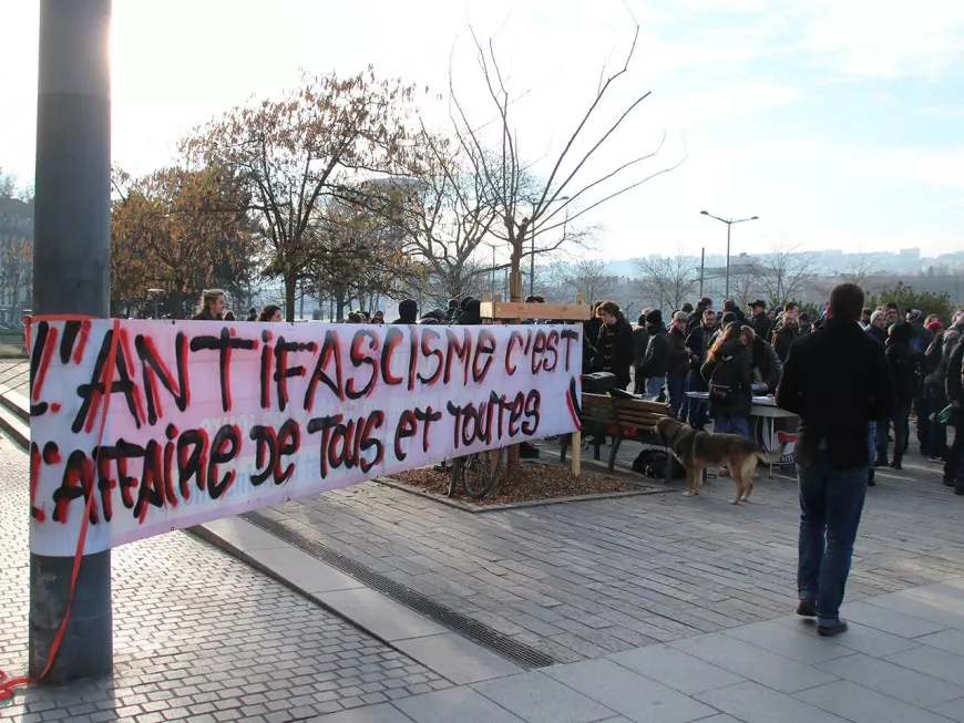 Lyon : 80 personnes au rassemblement antifasciste