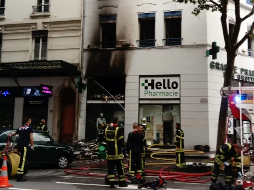 Lyon : la Grande Pharmacie des Brotteaux victime d’un incendie