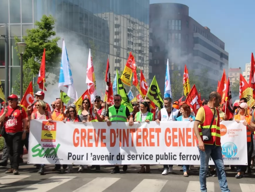 Journée de grève interprofessionnelle : entre 4 400 et 12 000 personnes mobilisées à Lyon