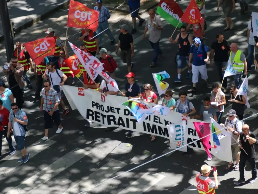 Lyon : entre 3200 et 8000 personnes défilent (à nouveau) contre la loi Travail