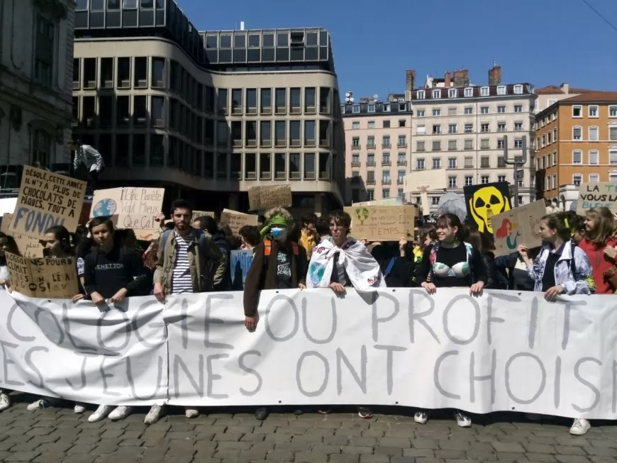Lyon : 1500 jeunes marchent pour le climat