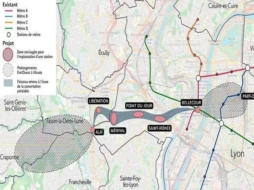 Lyon : une pétition pour défendre le projet du métro E