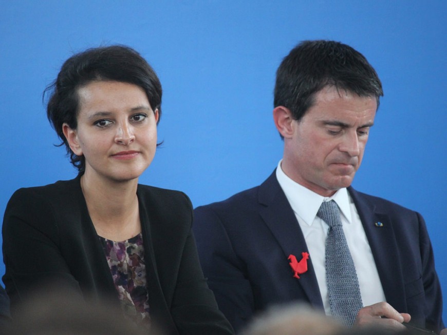 Quand Najat Vallaud-Belkacem se fait recadrer par Manuel Valls