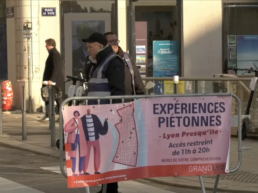 Lyon : la presqu’île se piétonnise en semaine - VIDEO