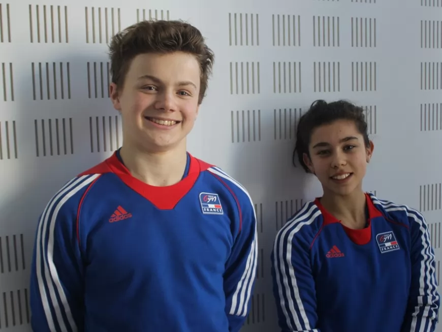 Les Saint-Genois Jade et Florestan participent aux championnats d’Europe junior de trampoline