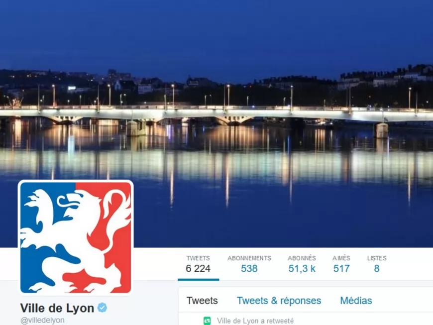 Lyon dans le Top 5 des villes françaises les plus suivies sur Twitter