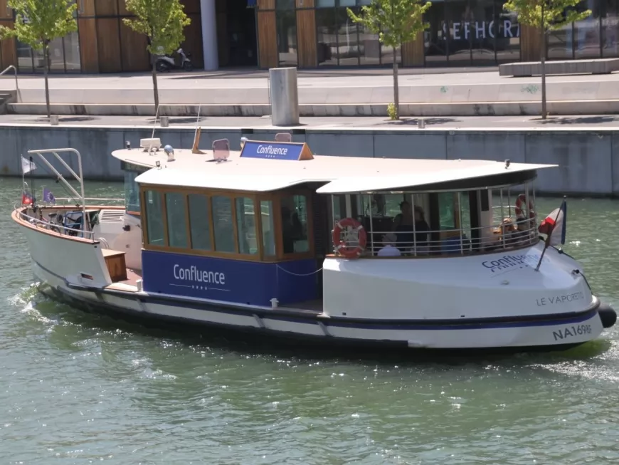 Lyon : une personne sauvée de la noyade par les capitaines du Vaporetto