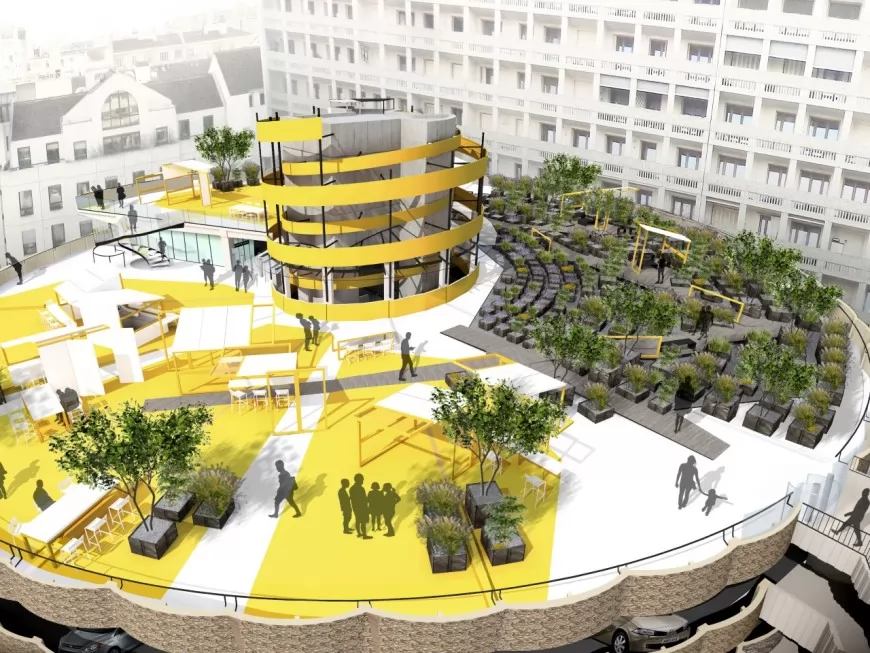 Parc Les Halles : ouverture prochaine du toit-terrasse