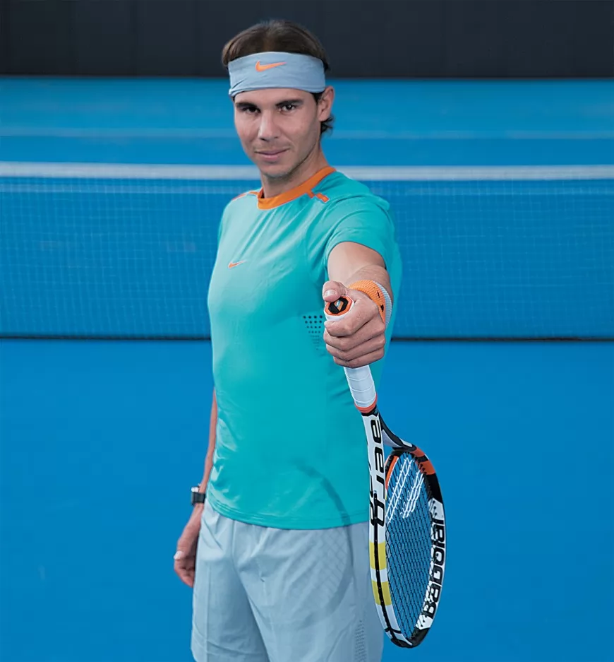Rafael Nadal joue désormais avec la raquette connectée de Babolat