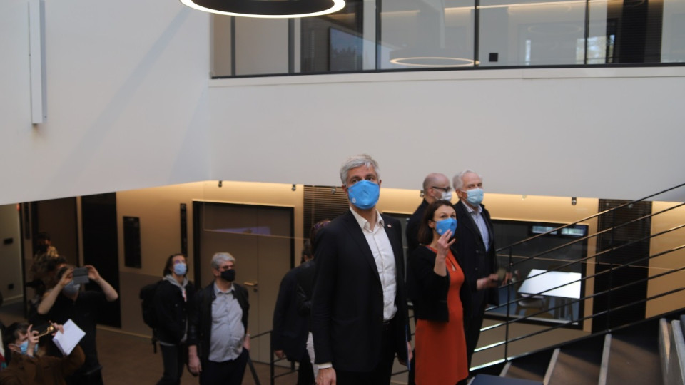 Laurent Wauquiez ouvre les portes du nouveau Campus Région du Numérique