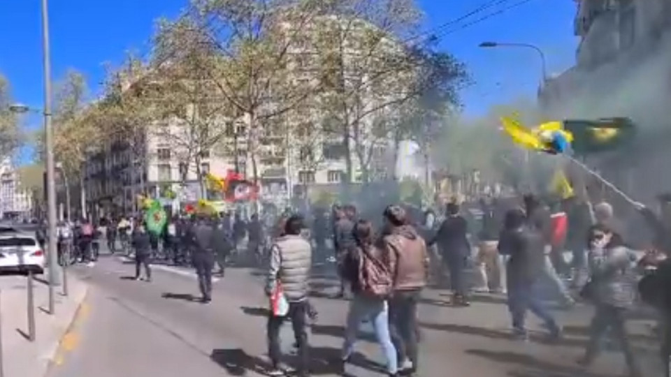 Un commerce turc dégradé au lendemain de l'attaque d'un local kurde à Lyon