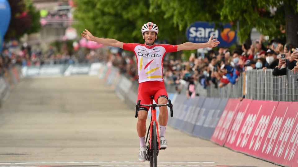 Le Lyonnais Victor Lafay remporte la 8e étape du Giro