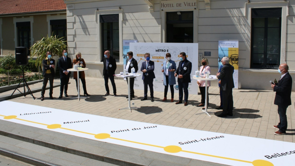 Les maires de l'ouest lyonnais s'unissent pour le métro E