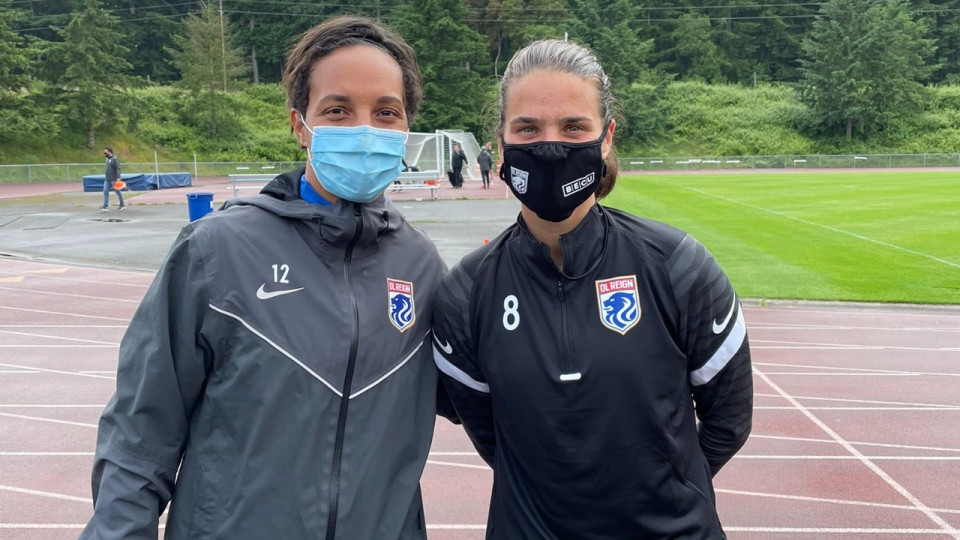 OL féminin : Sarah Bouhaddi et Dzsenifer Marozsán ont effectué leur premier entraînement aux Etats-Unis