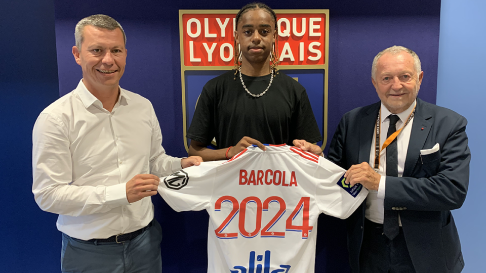 OL : premier contrat pro pour Bradley Barcola