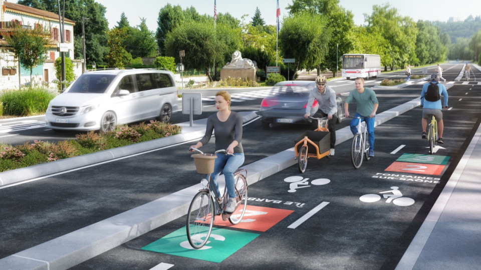 Le Réseau Express Vélo devient les Voies Lyonnaises : 13 lignes pour 355 km de pistes cyclables dans la Métropole