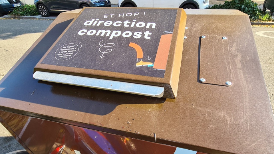 Lyon : 150 bornes à compost installées dans le 7e arrondissement pour trier les déchets alimentaires