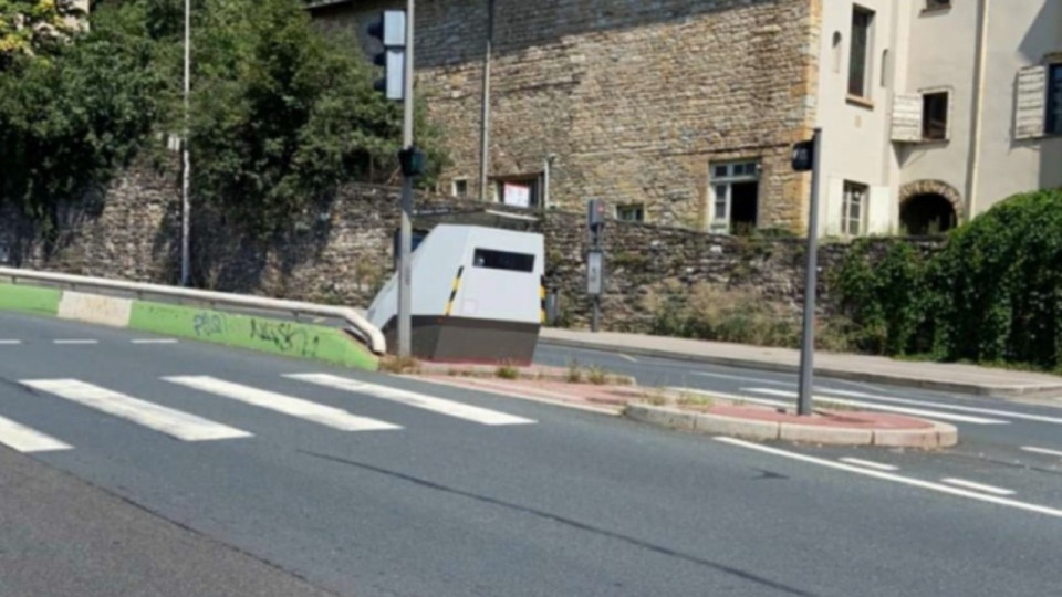 Lyon : le radar de chantier de la montée de Choulans retiré