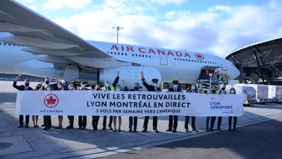 Réouverture de la ligne Lyon-Montréal à l'aéroport de Saint-Exupéry