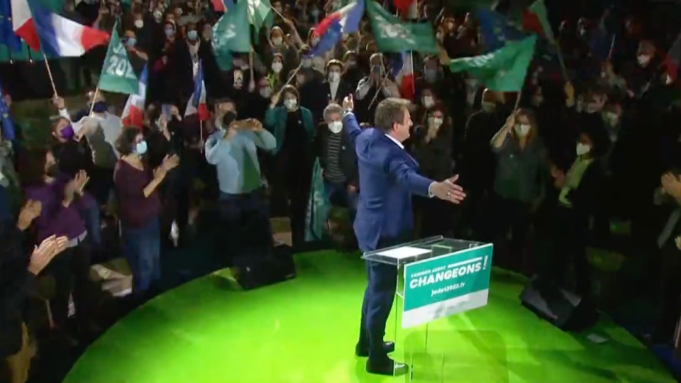 Présidentielle 2022 : Yannick Jadot salue Lyon, "la ville où se bâtit l’avenir"