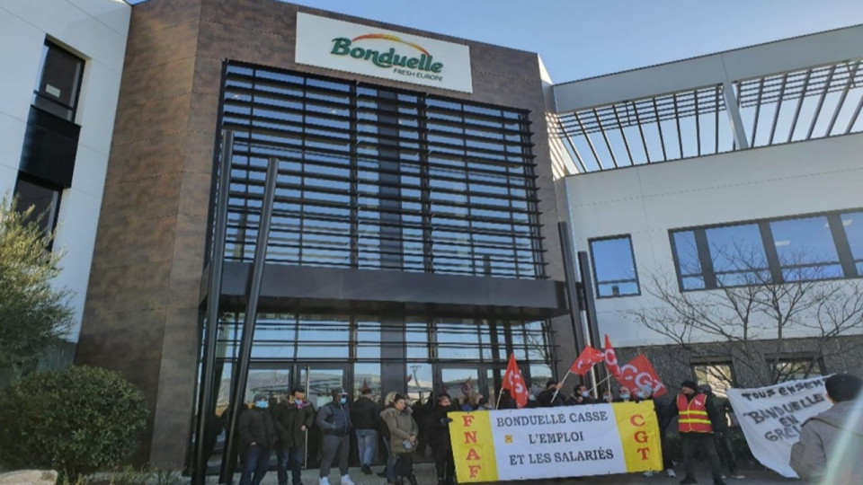 Près de Lyon : le “ras le bol de la misère” des salariés de l’usine Bonduelle Frais