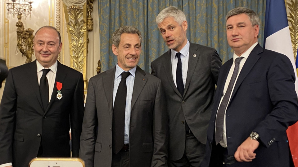Légion d'honneur : l’entrepreneur Laurent Abitbol décoré par Nicolas Sarkozy à Lyon