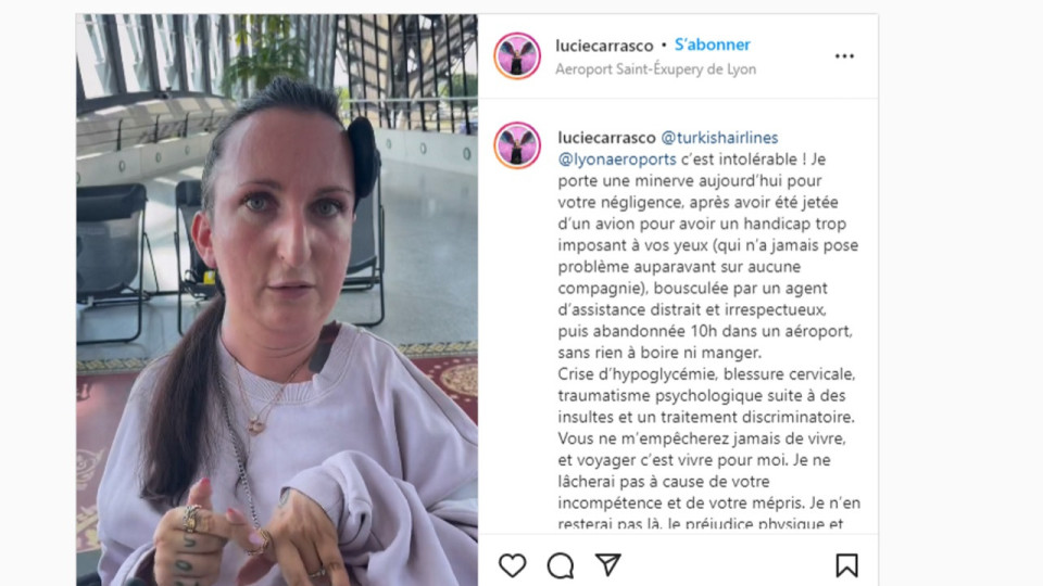 Débarquée d'un avion sans ménagement à Lyon St Exupéry : une jeune handicapée veut porter plainte